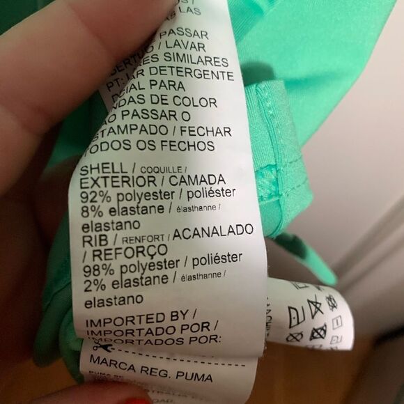 Puma EUC green/black skerries polo golf shirt Size Small - Picture 5 of 6